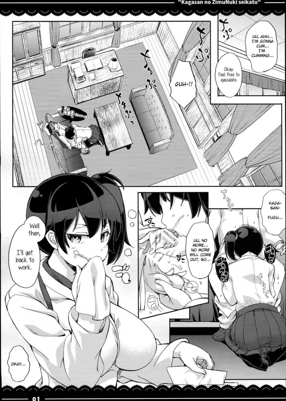 Hentai Manga Comic-Kaga-san's Work Skipping Sex Life-Read-2